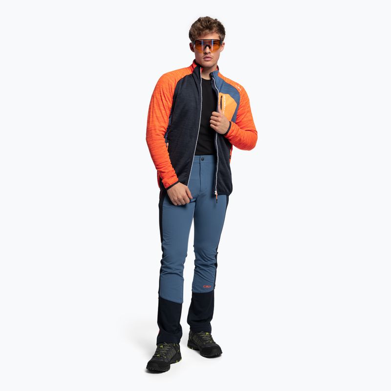 CMP men's skit jacket 32G2857 orange and navy blue 32G2857/N950 2