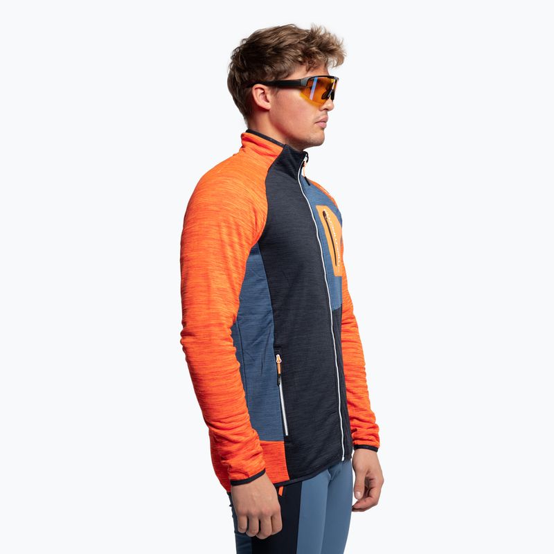 CMP men's skit jacket 32G2857 orange and navy blue 32G2857/N950 3