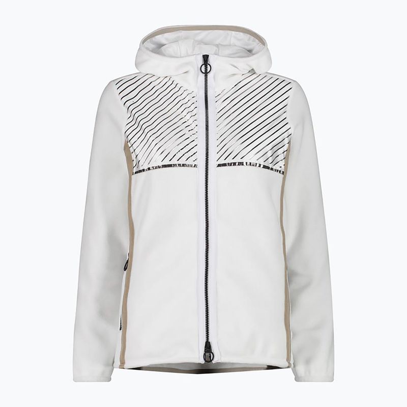 Women's CMP Fix Hood Fleece Sweatshirt White 32H0386/A001