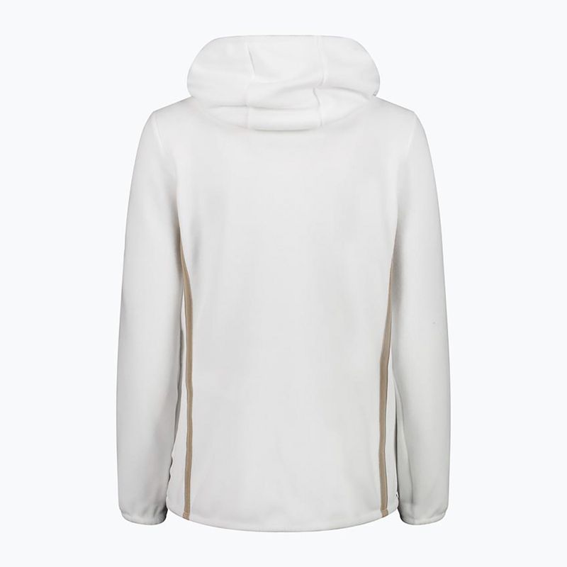 Women's CMP Fix Hood Fleece Sweatshirt White 32H0386/A001 2