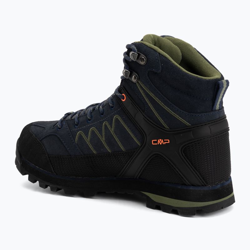 Men's trekking boots CMP Moon Mid Wp b.blue/torba 3