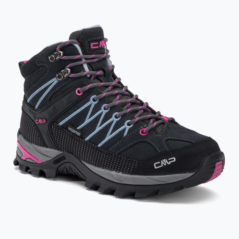Women's trekking boots CMP Rigel Mid Wp titanio/skyway