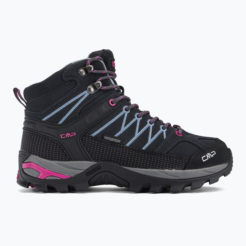 Women's trekking boots CMP Rigel Mid Wp titanio/skyway 2