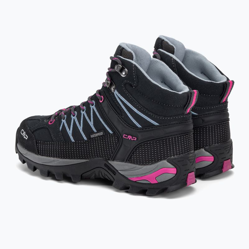 Women's trekking boots CMP Rigel Mid Wp titanio/skyway 3
