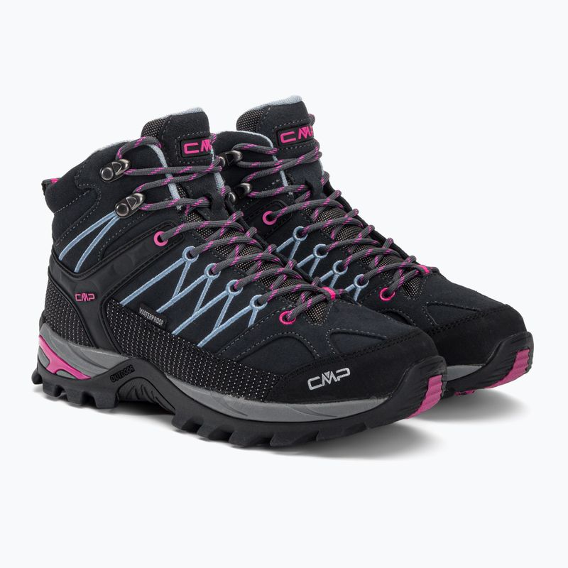 Women's trekking boots CMP Rigel Mid Wp titanio/skyway 4