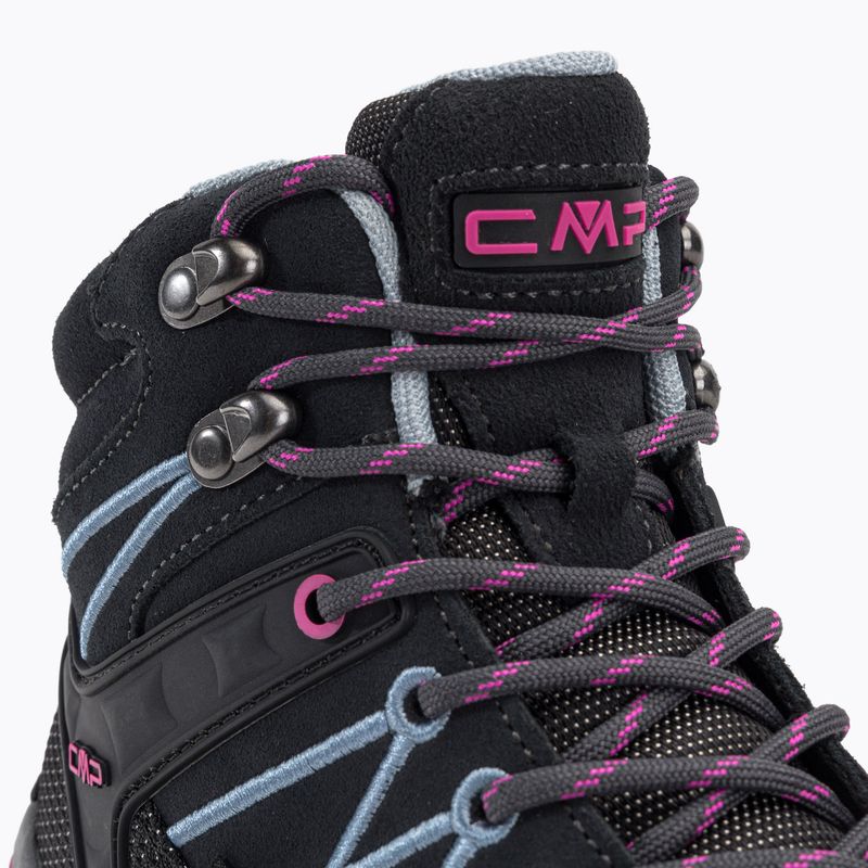 Women's trekking boots CMP Rigel Mid Wp titanio/skyway 9