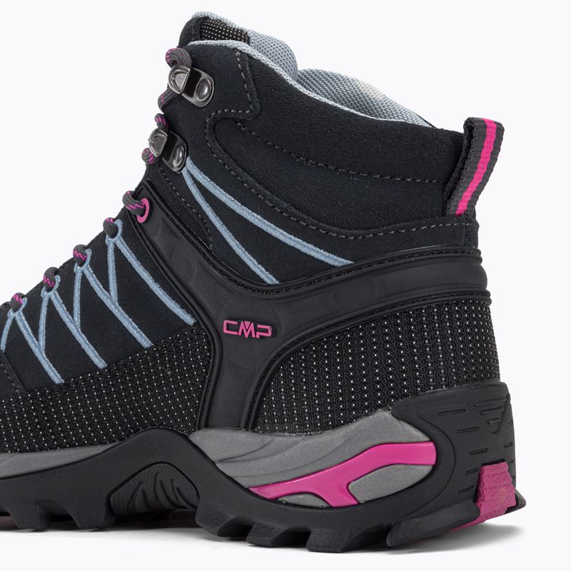 Women's trekking boots CMP Rigel Mid Wp titanio/skyway 10