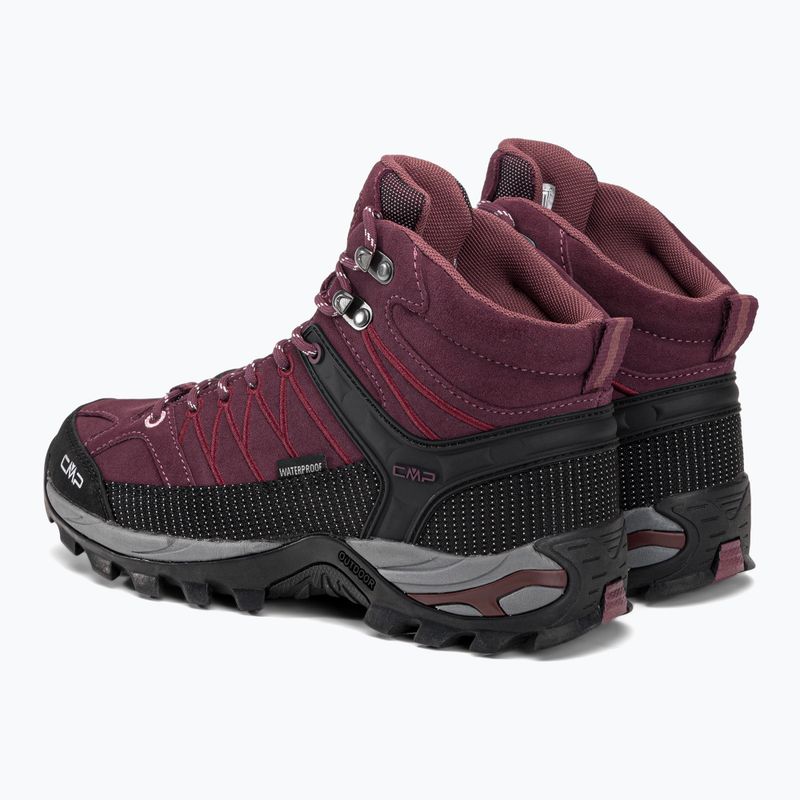 CMP women's trekking boots Rigel Mid Wp maroon 3Q12946/H910 3