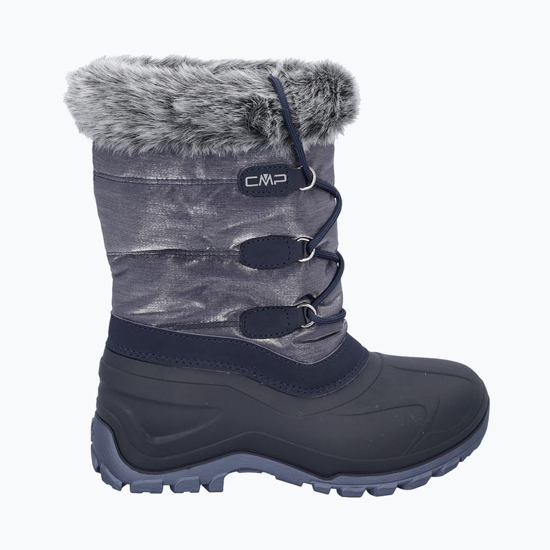 Women's CMP Nietos Low Wp black/blue snow boots 8