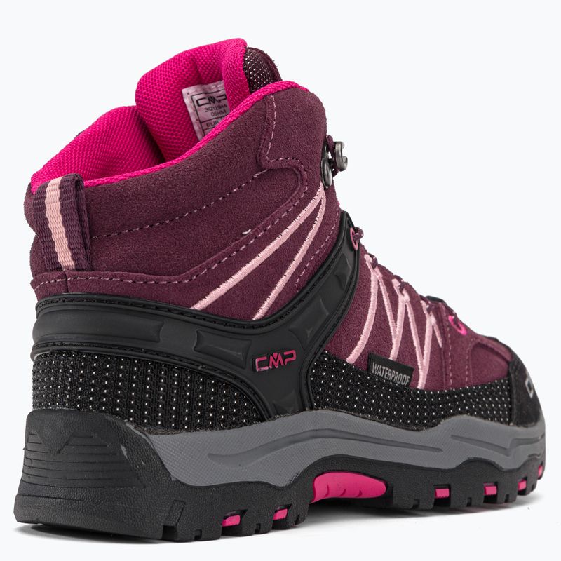 CMP children's trekking boots Rigel Mid Wp maroon 3Q12944/05HM 9
