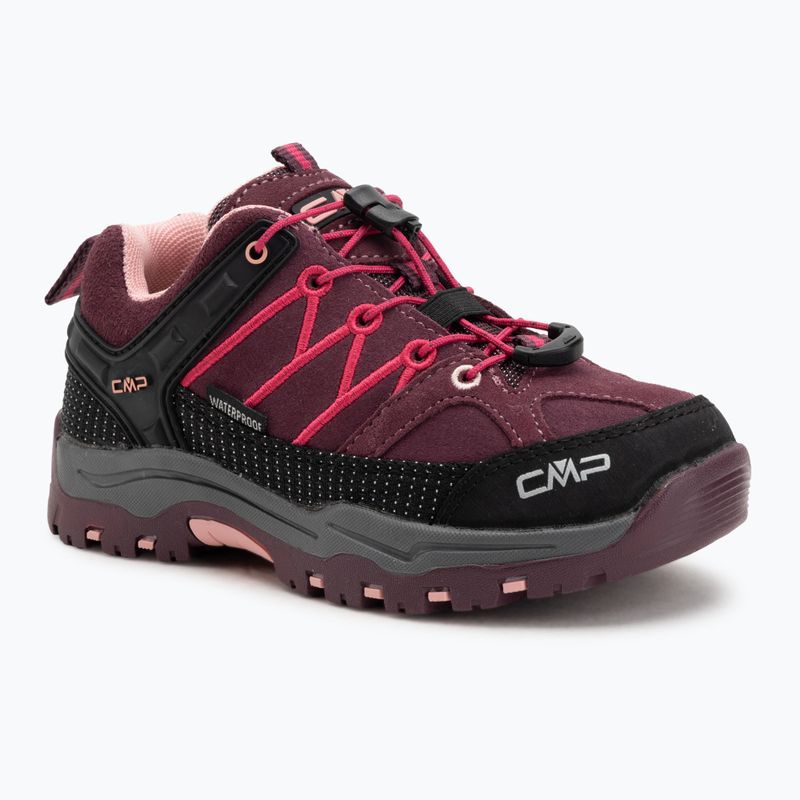 Children's trekking boots CMP Rigel Low Wp prugna/peach