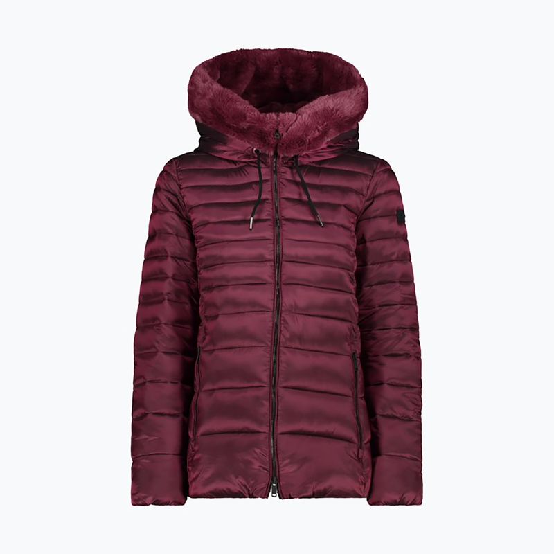 Women's CMP Fix Hood down jacket maroon 32K3076F