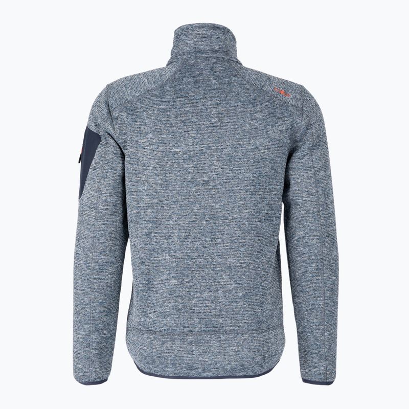 Men's CMP blue fleece sweatshirt 3H60747N/05MM 2