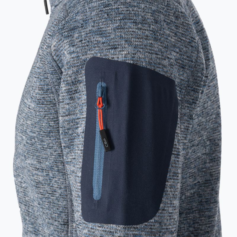 Men's CMP blue fleece sweatshirt 3H60747N/05MM 4