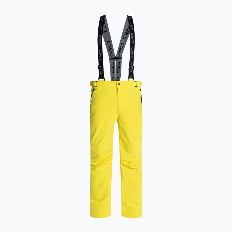 Men's CMP ski trousers yellow 3W17397N/R231