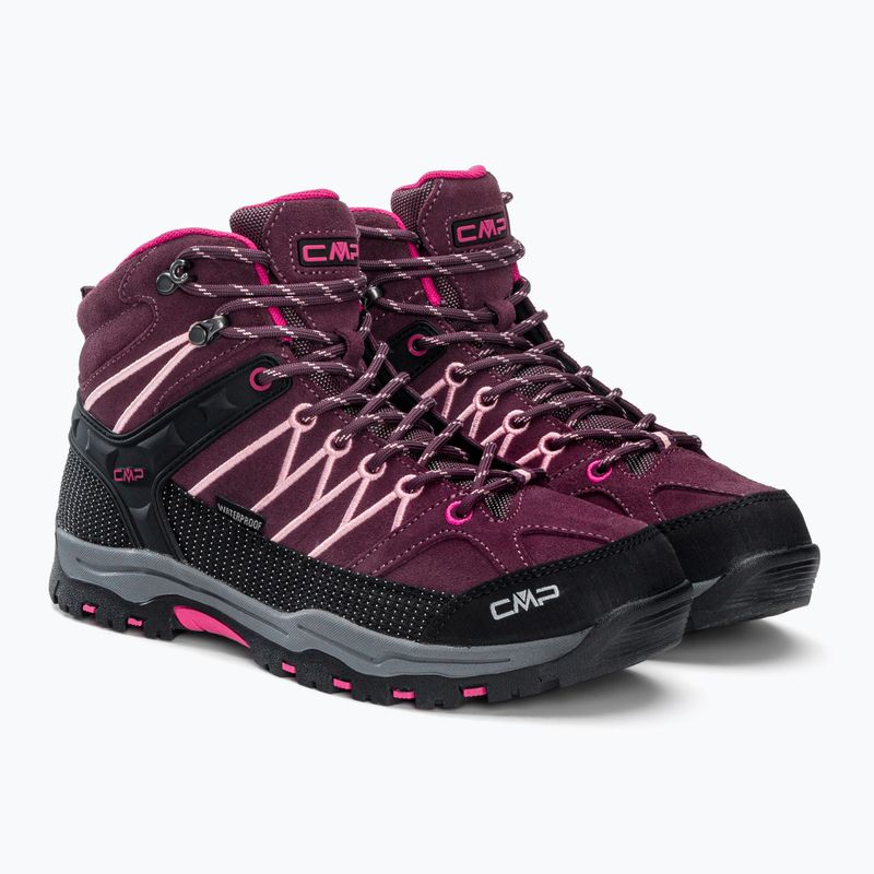 CMP Rigel Mid children's trekking boots maroon 3Q12944J 4