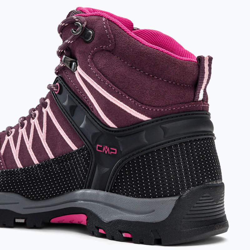 CMP Rigel Mid children's trekking boots maroon 3Q12944J 11
