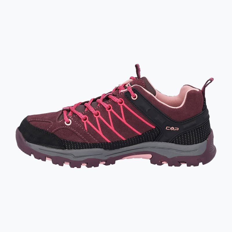 Junior trekking shoes CMP Rigel Low Wp plum/peach 3