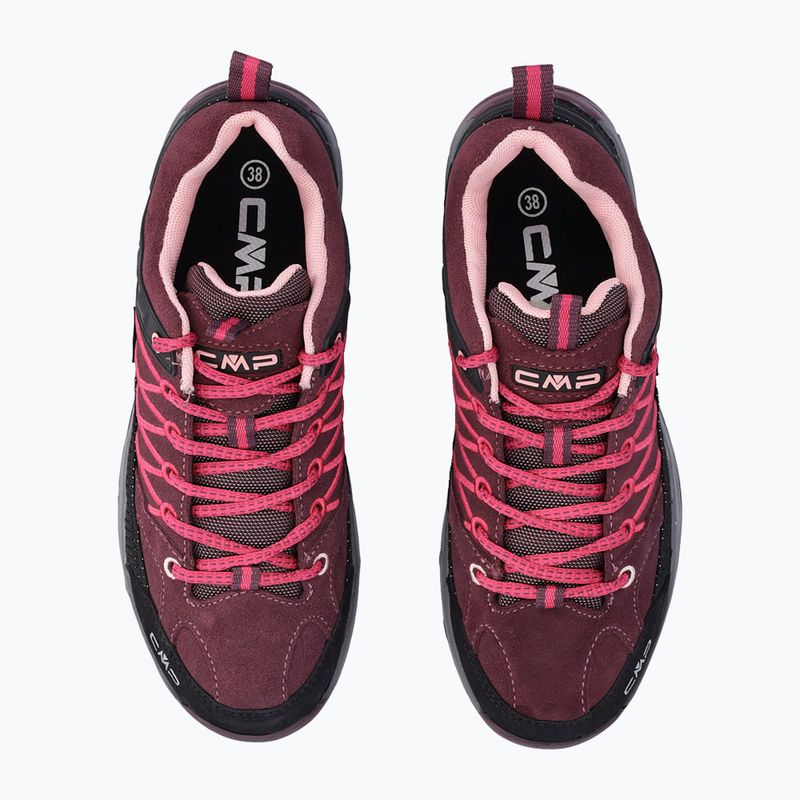 Junior's trekking boots CMP Rigel Low Wp prugna/peach 5