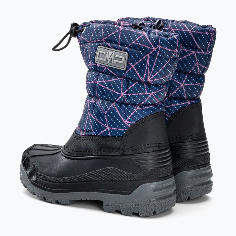 CMP Sneewy navy blue and pink junior snow boots 3Q71294J 3