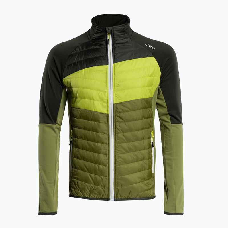 CMP men's hybrid jacket green 33E6587/E523