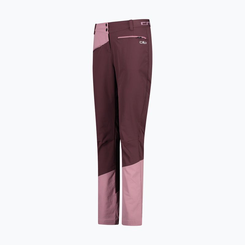 CMP women's trekking trousers maroon 33T6226/C904 3