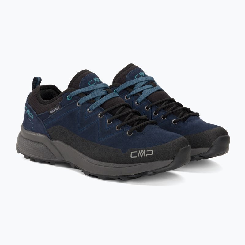 Men's trekking boots CMP Kaleepso Low Wp black/blue 4