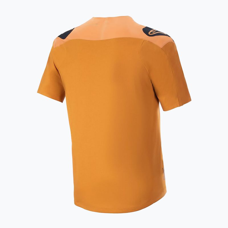 Men's Alpinestars A-Aria Polartec Switch cycling jersey dark gold 2