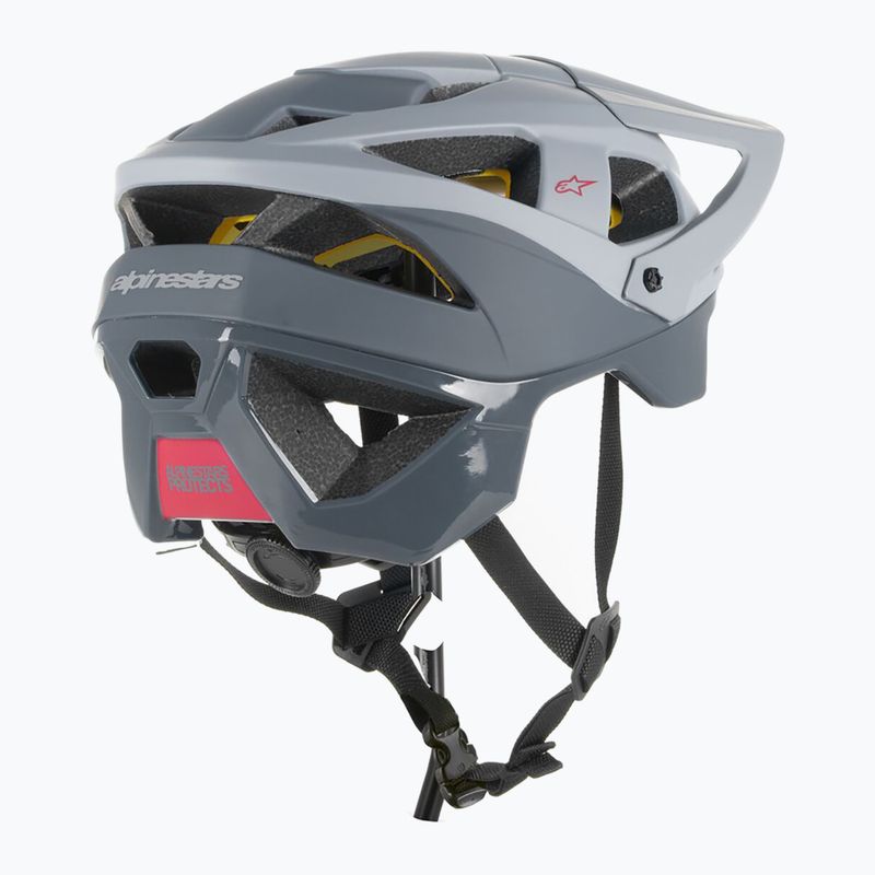 Bike helmet Alpinestars Vector Tech Zeal light gray/dark gray/m&g 2