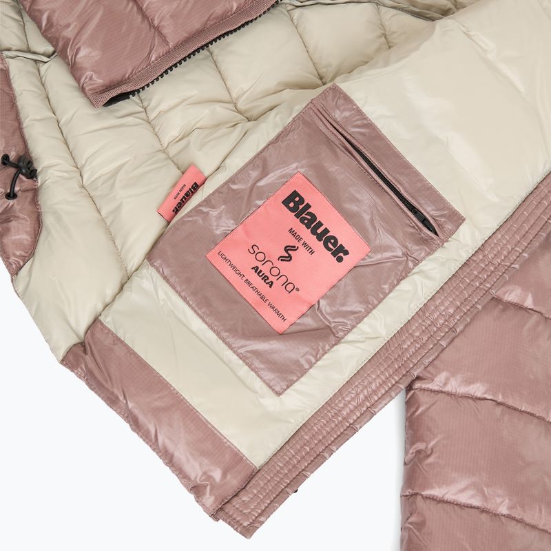 Women's jacket Blauer USA Caroll brown 30c inside grey fog 7