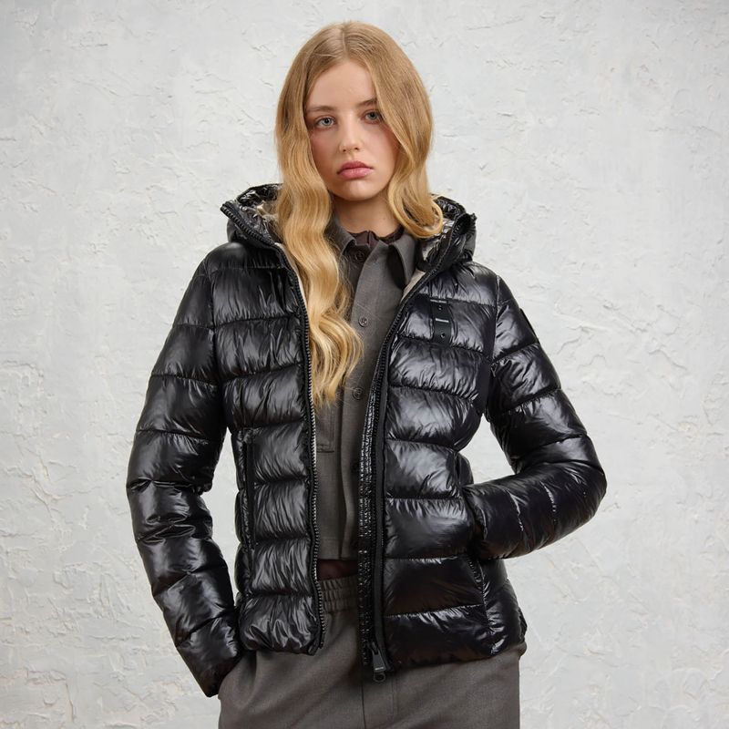 Women's jacket Blauer USA Caroll black inside beige 2