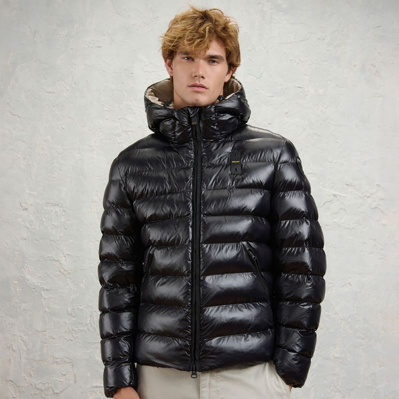 Men's jacket Blauer USA Adams black inside beige 2