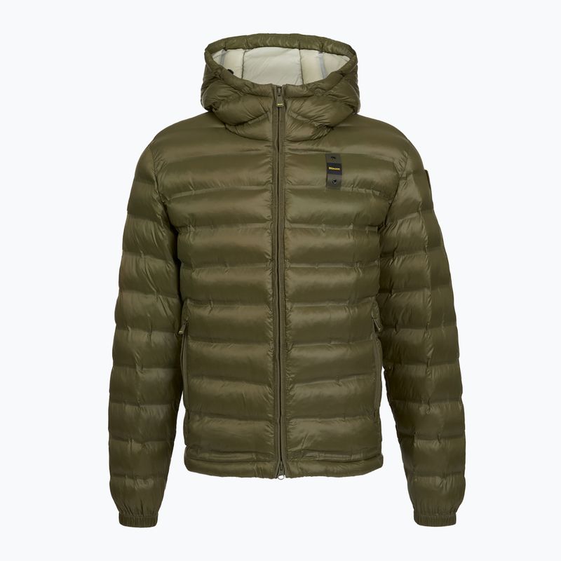 Men's jacket Blauer USA Charles dark olive inside mist grey