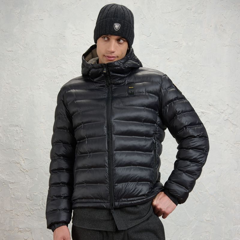 Men's jacket Blauer USA Charles black inside mist grey 2