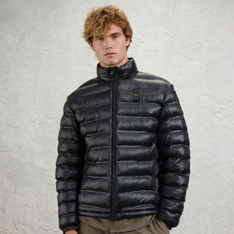 Men's jacket Blauer USA Sewall black inside mist grey 2