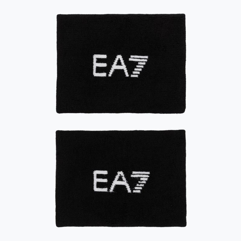 EA7 Emporio Armani Tennis Pro wrist wraps 2 pcs black/white 2