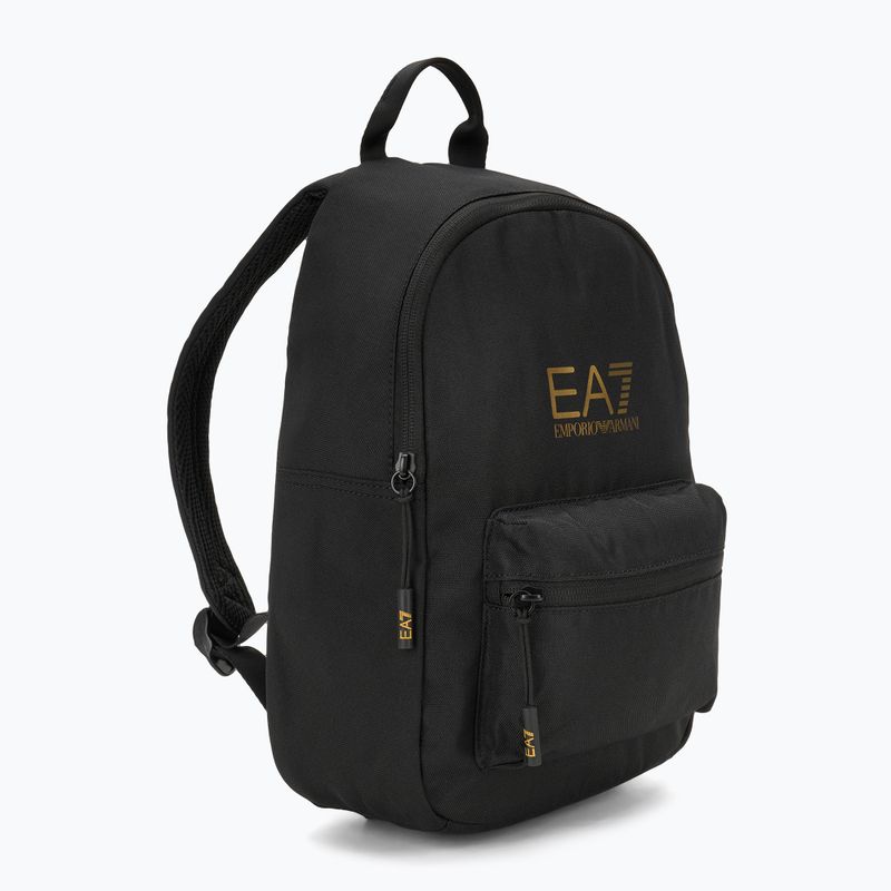 Urban backpack dziecięcy EA7 Emporio Armani Train Core 6 l black / gold logo 2