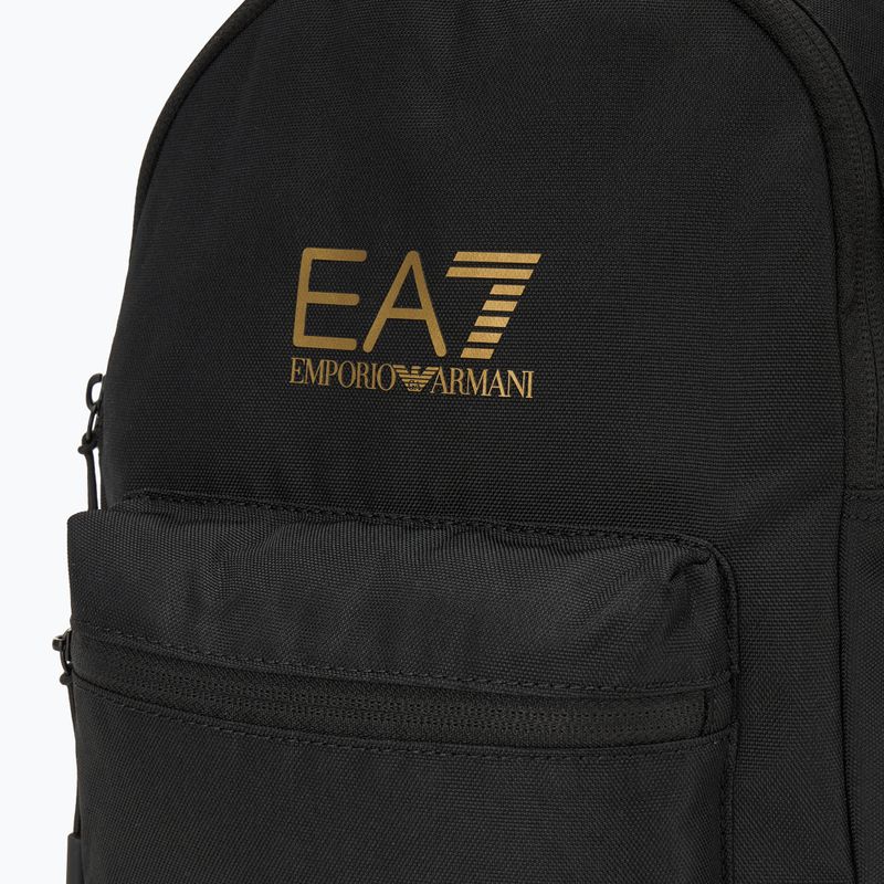 Urban backpack dziecięcy EA7 Emporio Armani Train Core 6 l black / gold logo 5