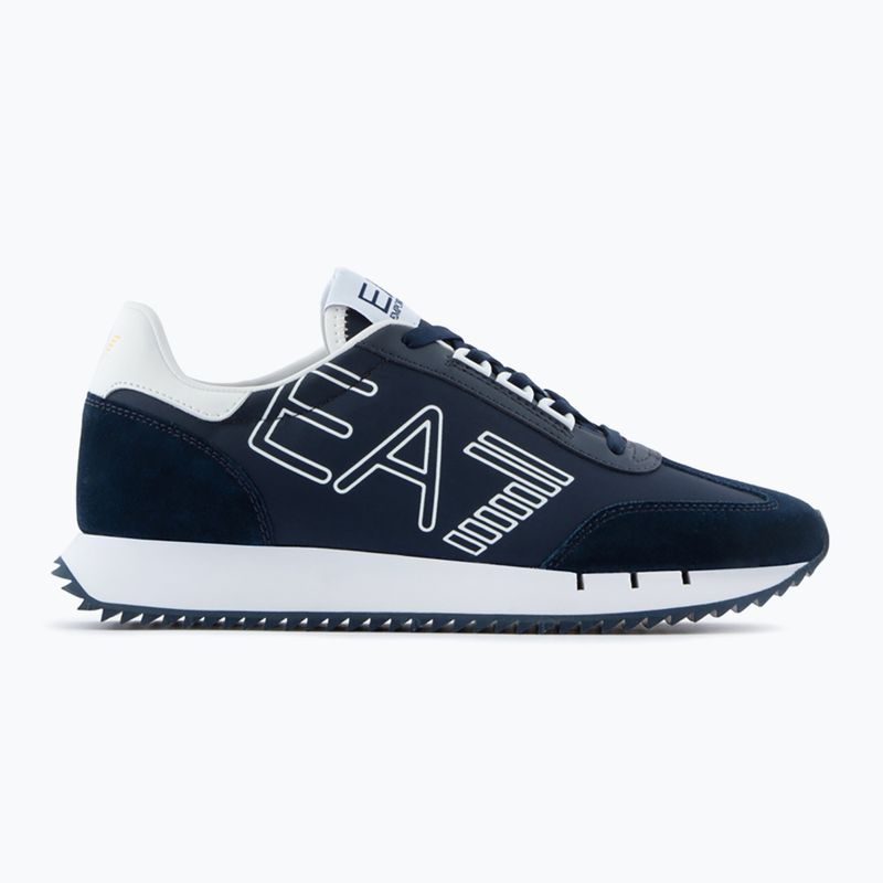 EA7 Emporio Armani Black & White Vintage navy/white shoes 2