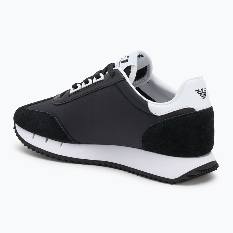 EA7 Emporio Armani Black & White Vintage blk/white/blk eagle shoes 3