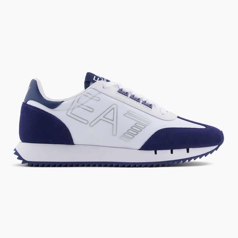 EA7 Emporio Armani Black & White Vintage white/medieval blu shoes