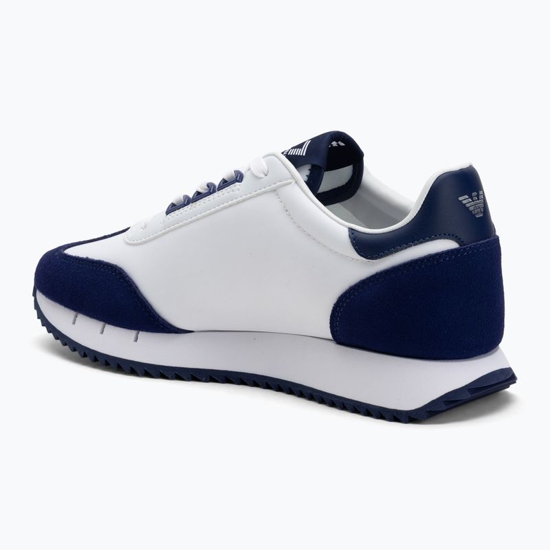 EA7 Emporio Armani Black & White Vintage white/medieval blu shoes 3