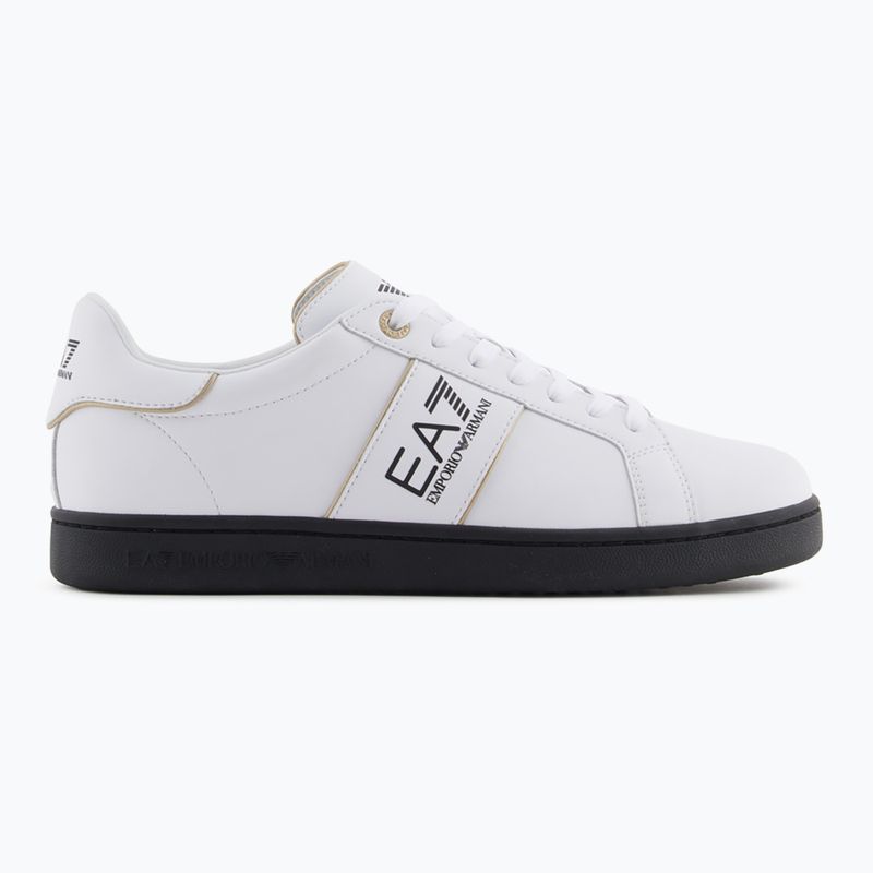 EA7 Emporio Armani Classic Logo white/gold/black shoes
