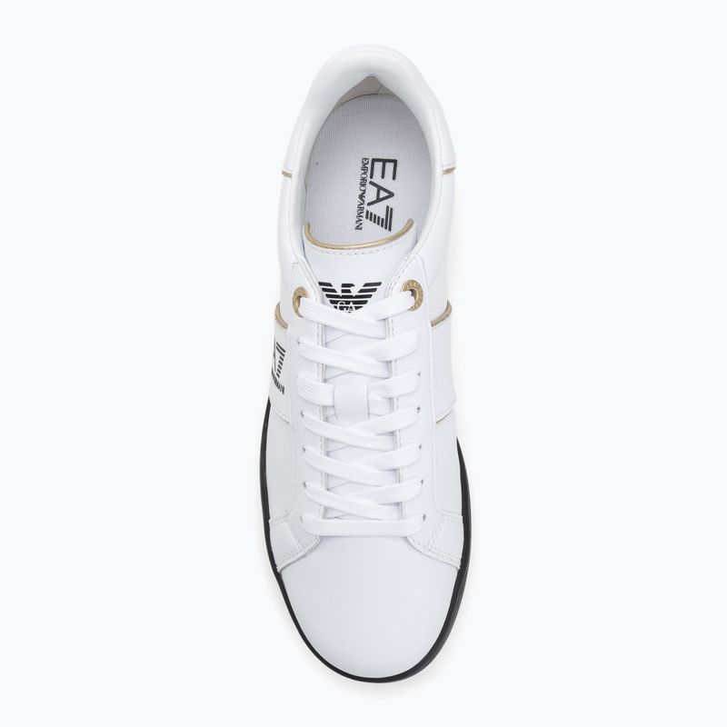 EA7 Emporio Armani Classic Logo white/gold/black shoes 5