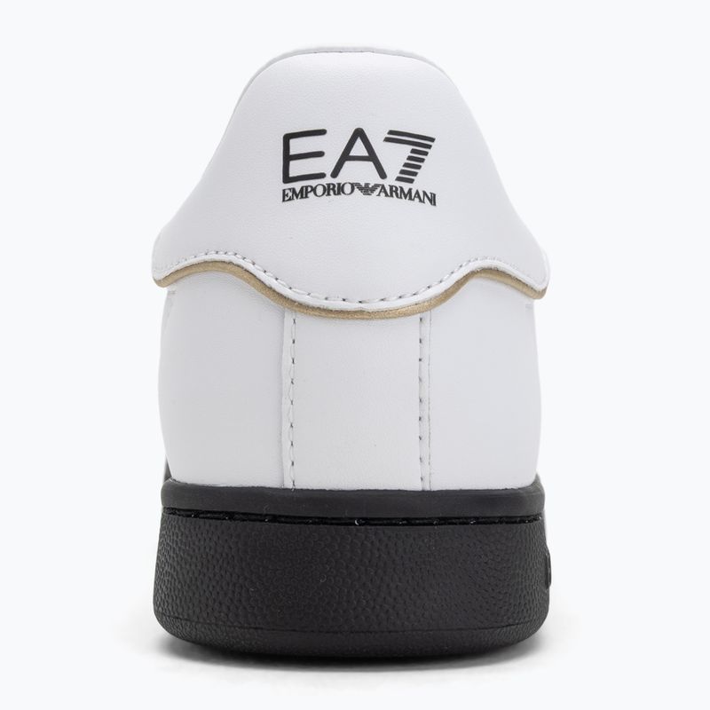 EA7 Emporio Armani Classic Logo white/gold/black shoes 6