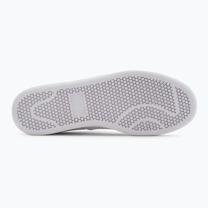EA7 Emporio Armani Classic Logo full wht/gold detail shoes 2