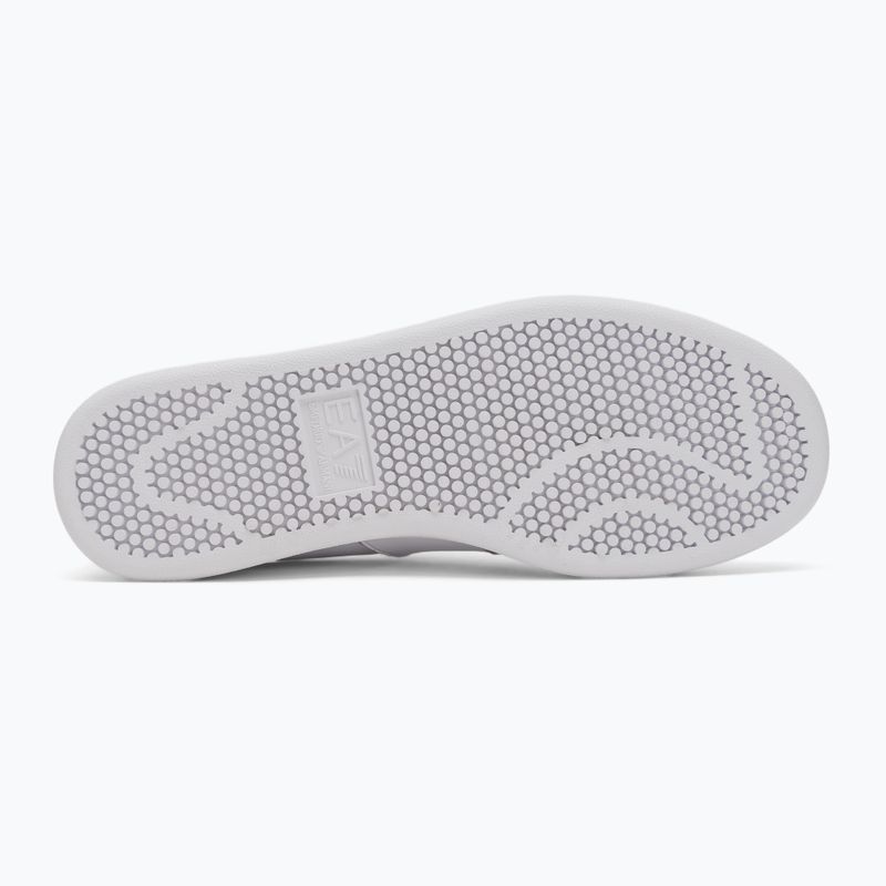 EA7 Emporio Armani Classic Logo full wht/gold detail shoes 4