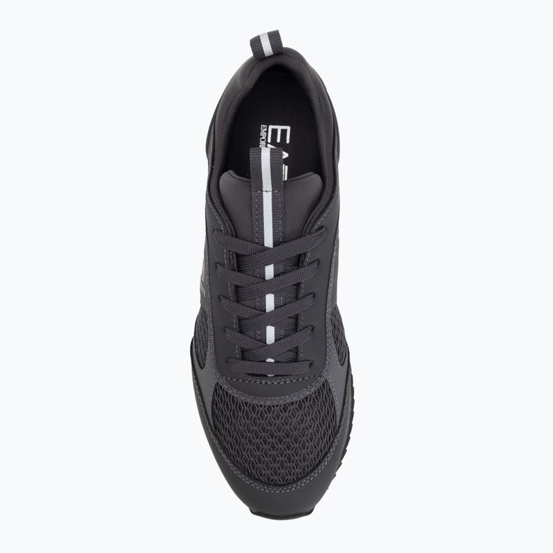 EA7 Emporio Armani Black & White Laces asphalt grey/silv.g7 shoes 5