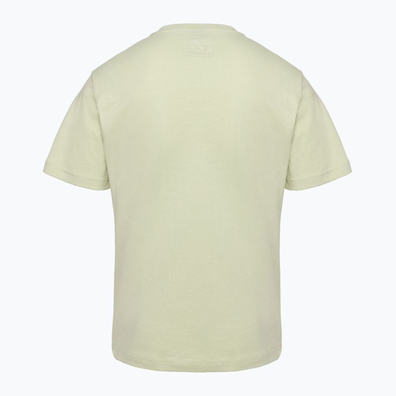 Men's EA7 Emporio Armani Logo Series sea foam T-shirt 2