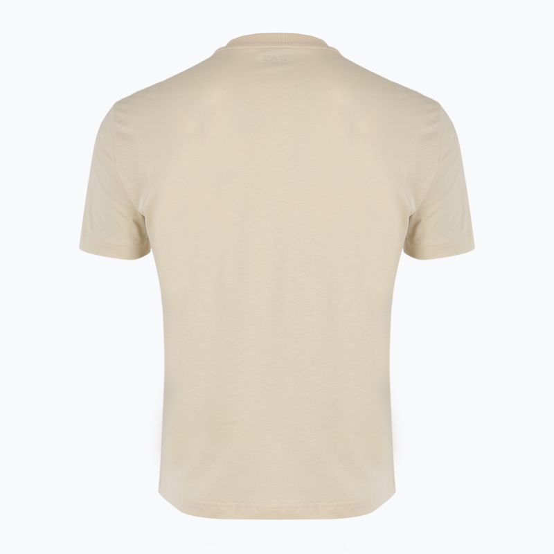 Men's EA7 Emporio Armani Visibility Cotton Crew almond milk T-shirt 2